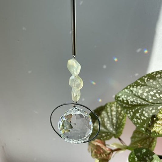 Suncatcher Rocks weiß Silver
