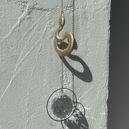 Suncatcher Schlange . organisch