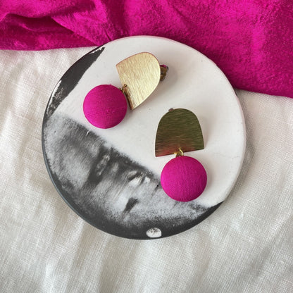 Ohrstecker Monta. Pralles Pink
