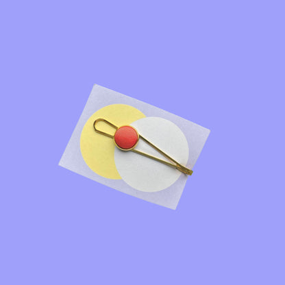 Haarspange *Little Pea*in Lachs
