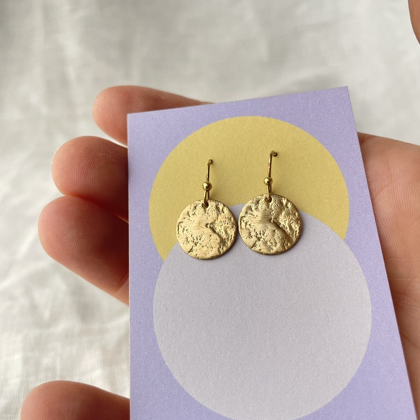 ✨Luna – Ohrringe Kreis Moon