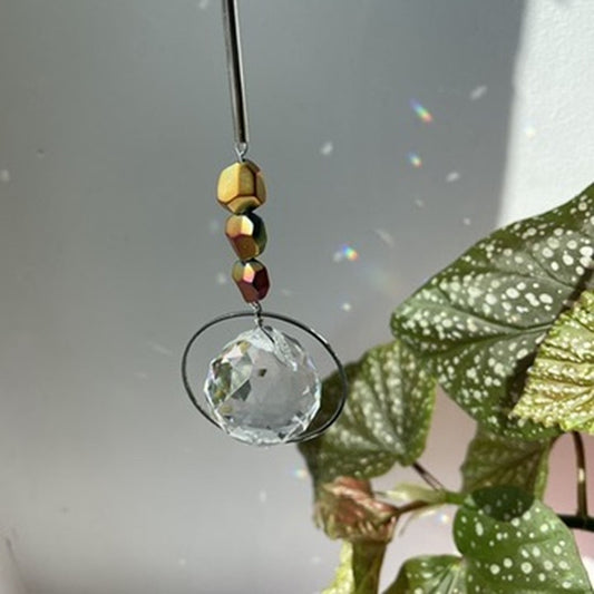 Suncatcher Rocks bunt Silver