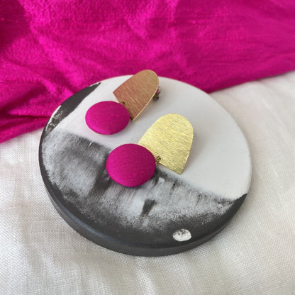 Ohrstecker Monta. Pralles Pink
