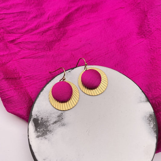 Ohrringe Strahla . Bright Pink