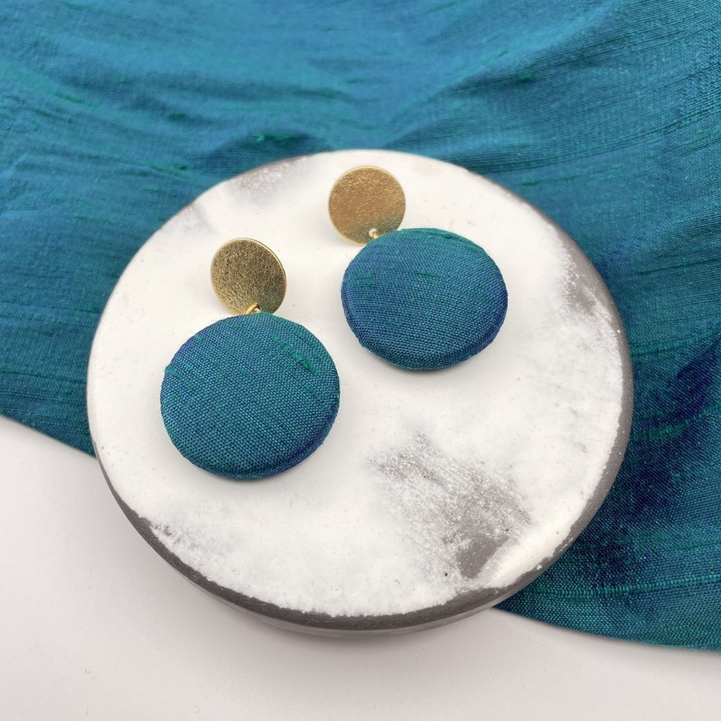 Ohrstecker MegaTransit . Petrol des Urwalds