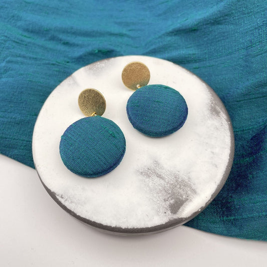 Ohrstecker MegaTransit . Petrol des Urwalds