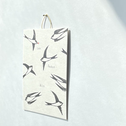 Bildaufhänger zum Postkarten aufhängen Tropfen klein / Wohndeko / Galerie