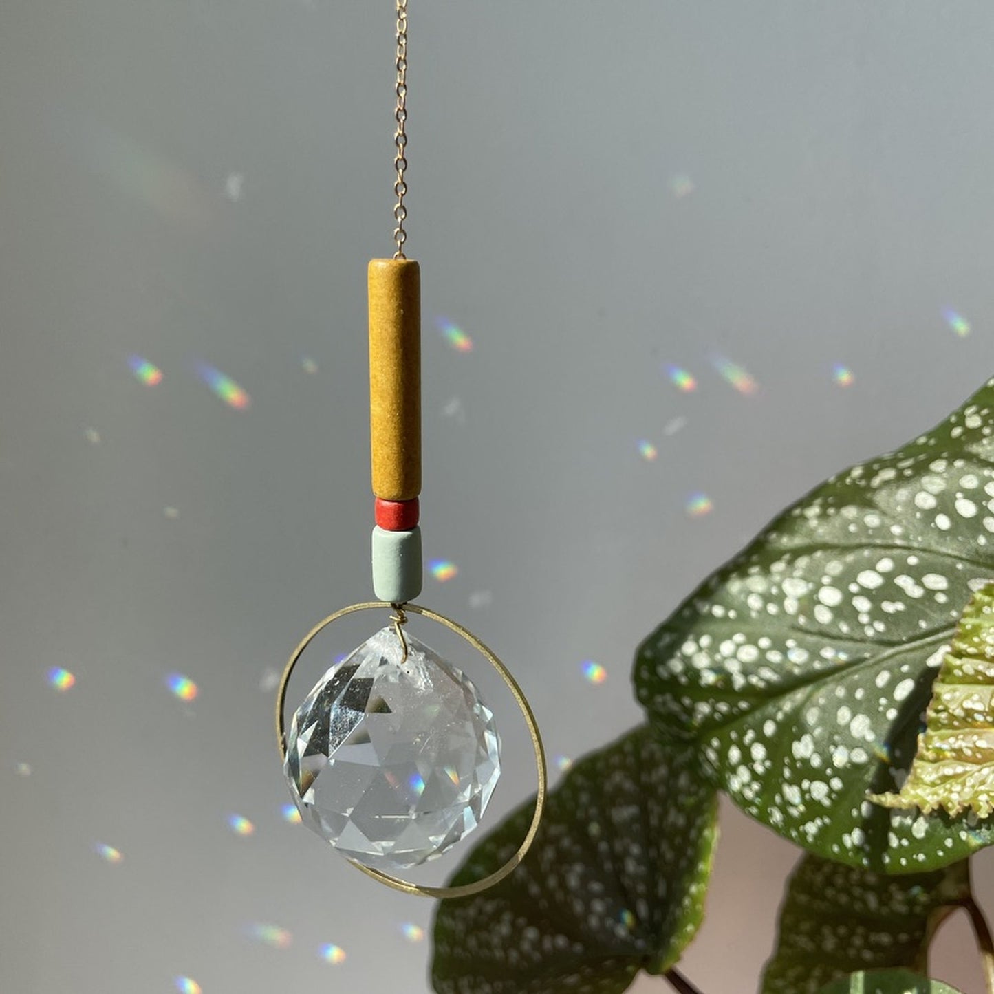 Suncatcher Perel braunorange green