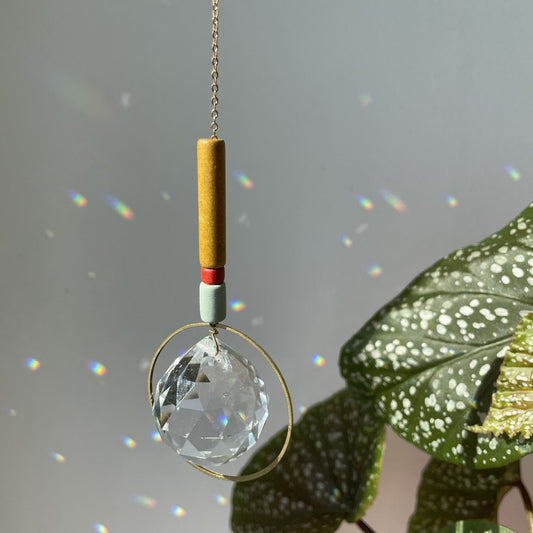 Suncatcher Perel braunorange green