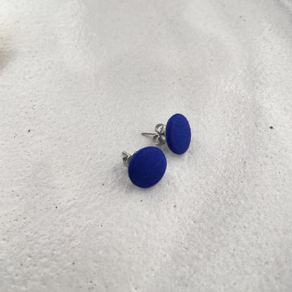 kleine Stoffstecker in Blau