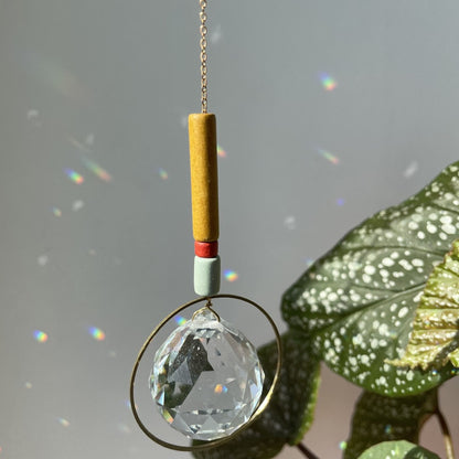 Suncatcher Perel braunorange green
