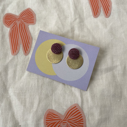 Ohrstecker Rundling .Beere