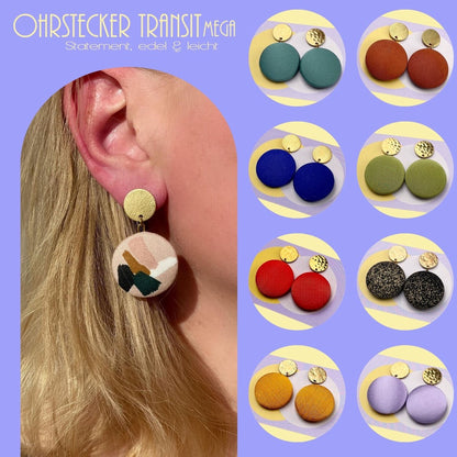 Ohrstecker MegaTransit . Fliederline