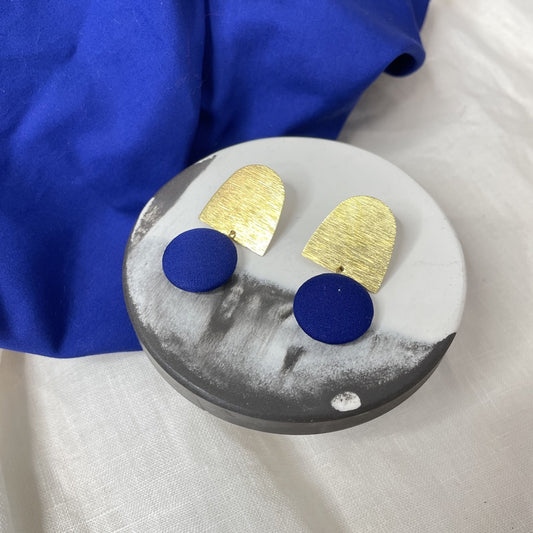 Ohrstecker Monta. Royalblau