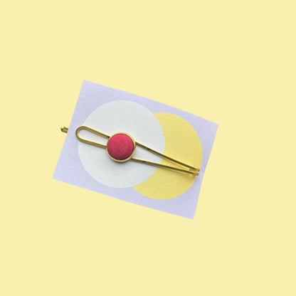 Haarspange *Little Pea*in Magenta