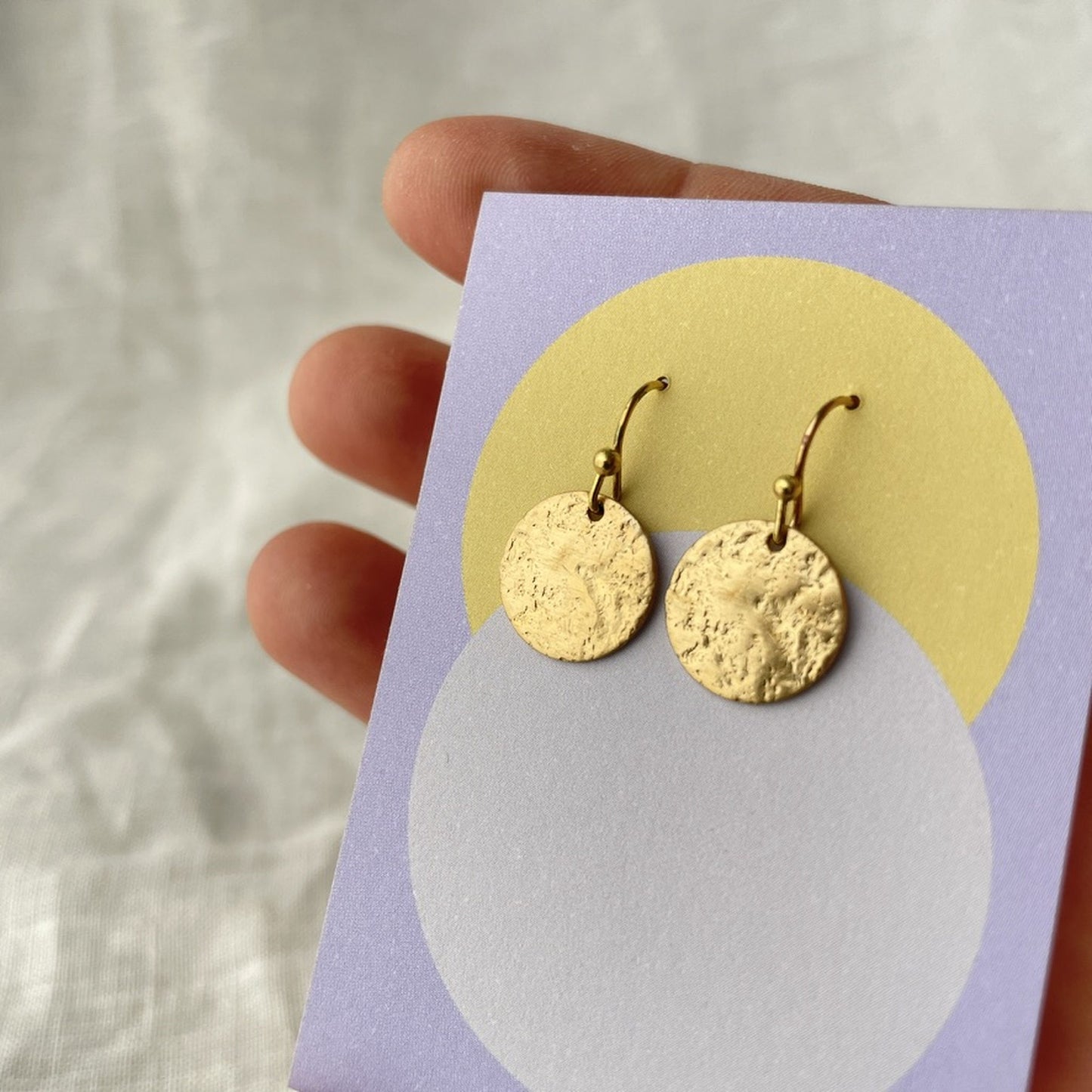 ✨Luna – Ohrringe Kreis Moon