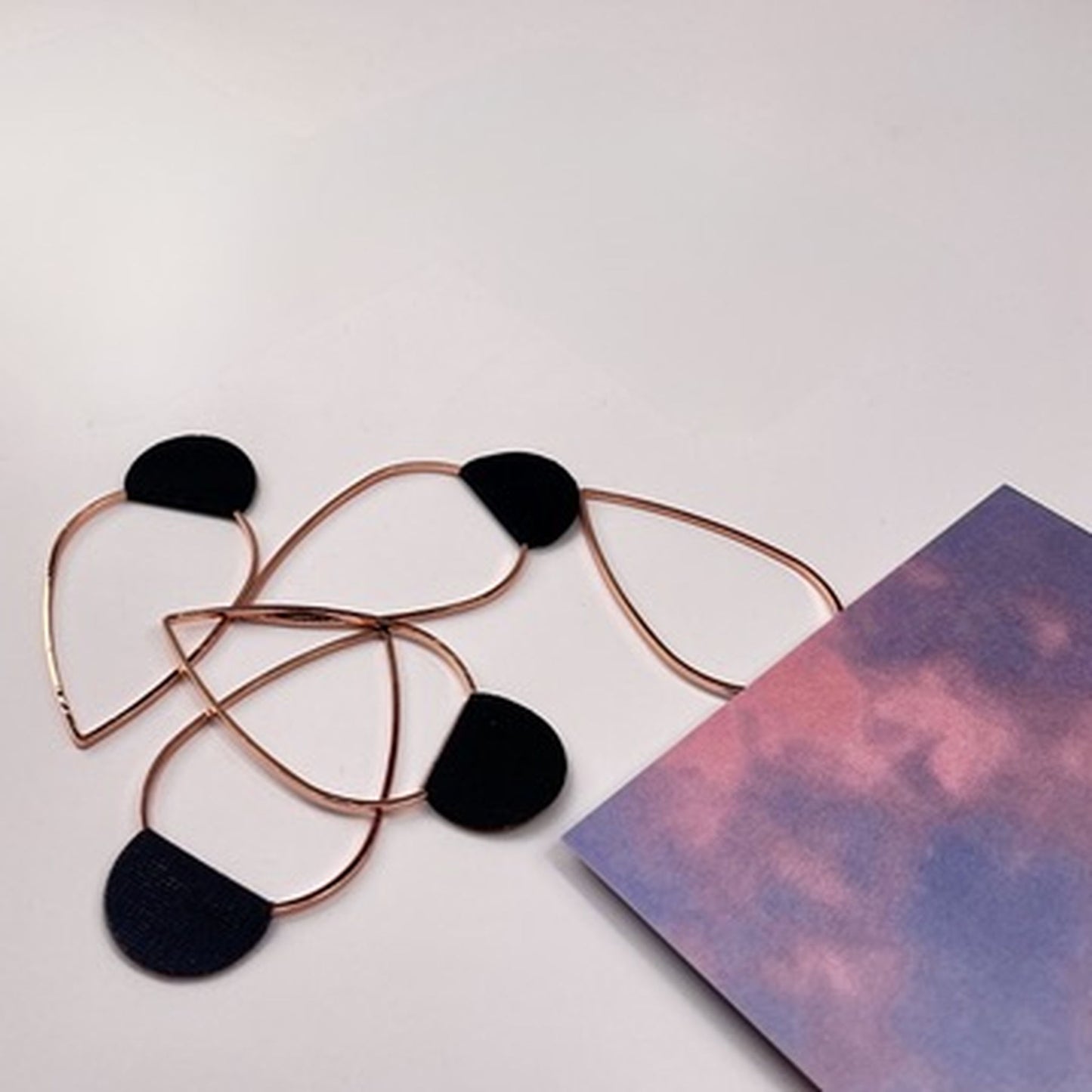 Bildaufhänger zum Postkarten aufhängen Tropfen groß/ Wohndeko / Galerie