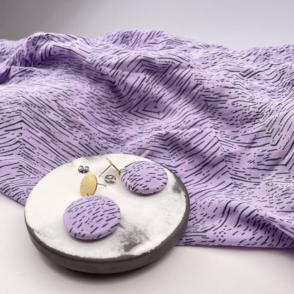 Ohrstecker MegaTransit . Fliederline