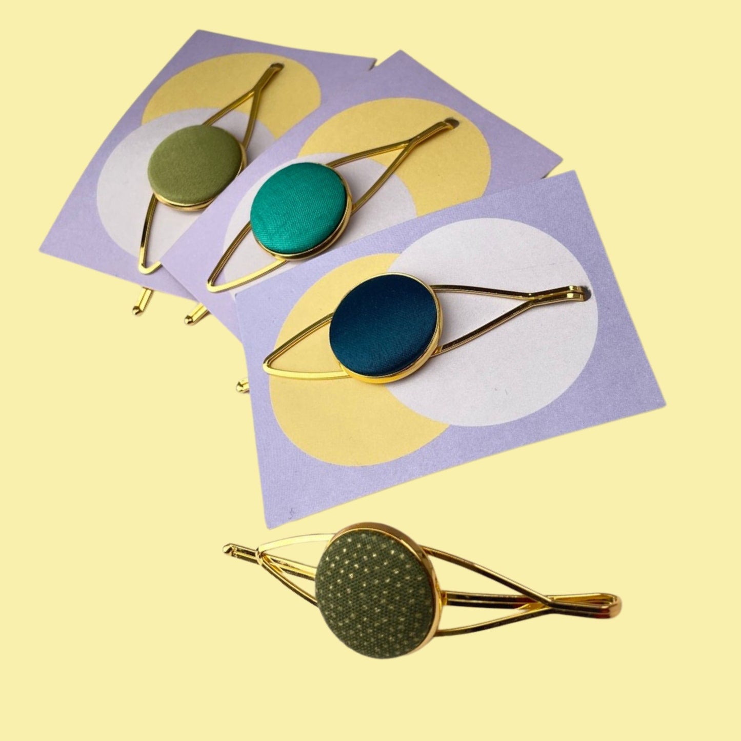 Haarspange *All Eyes In* in hellgrün