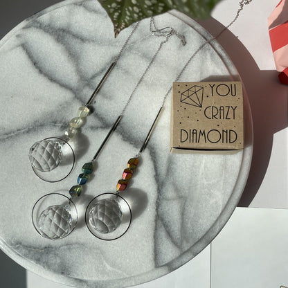 Suncatcher Rocks weiß Silver