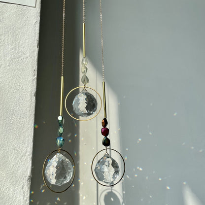 Suncatcher Rocks bunt gold
