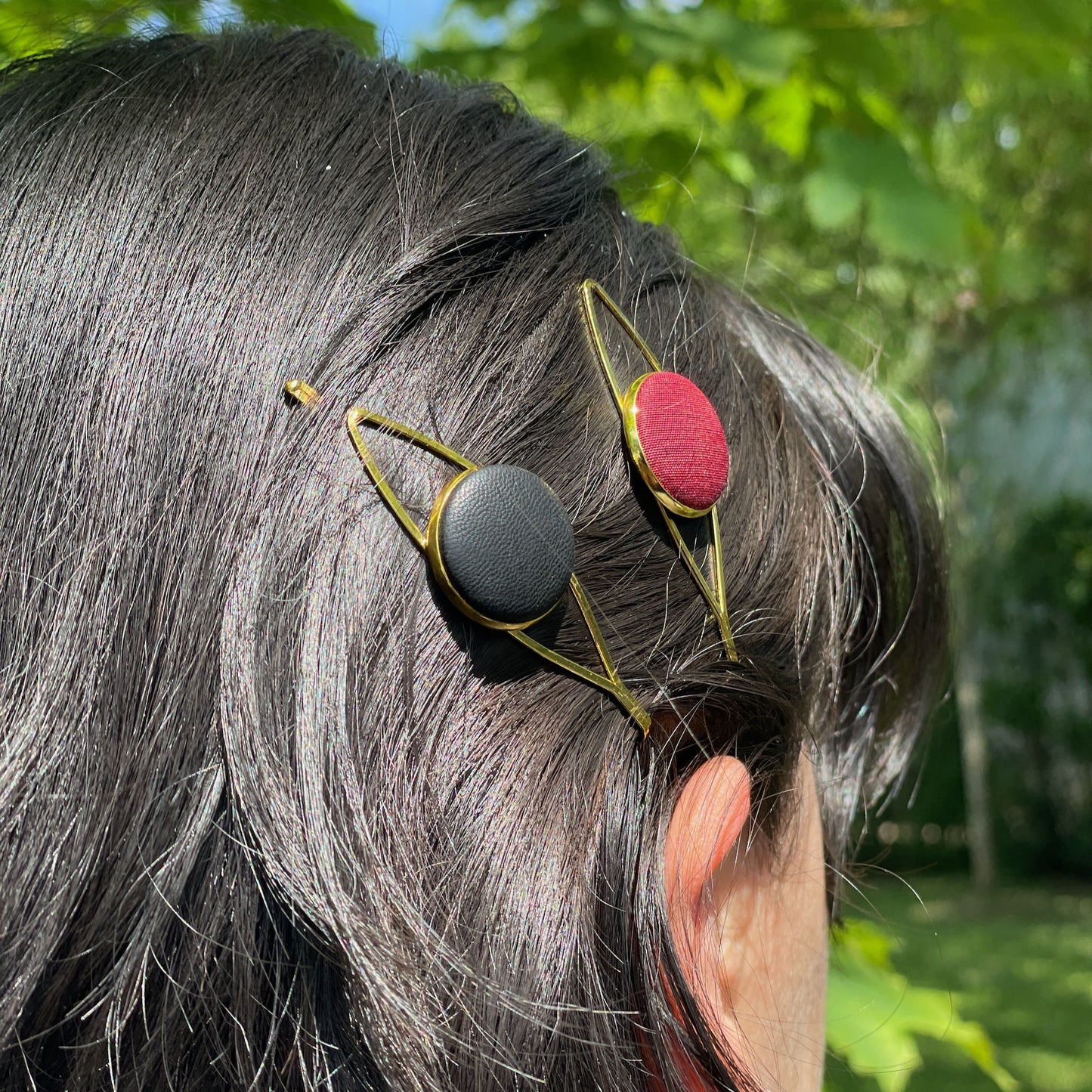 Haarspange *All Eyes In* in hellgrün