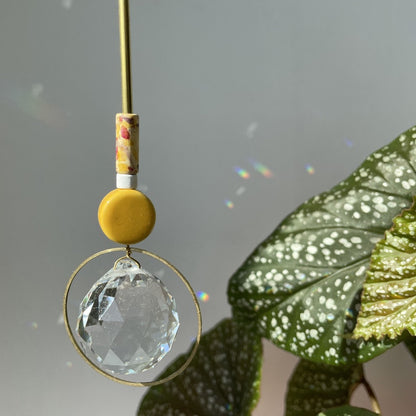 Suncatcher Disc gelb gelb