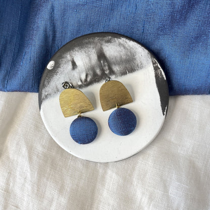 Ohrstecker Monta. Blaue Stunde