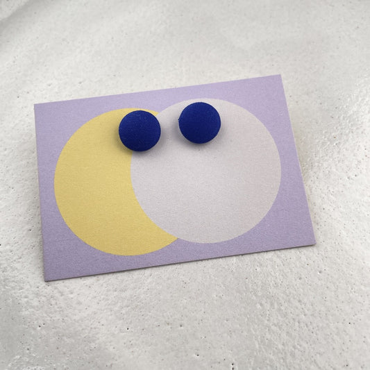 kleine Stoffstecker in Blau