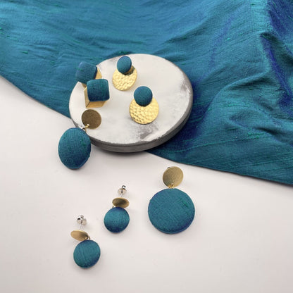 Ohrstecker MegaTransit . Petrol des Urwalds