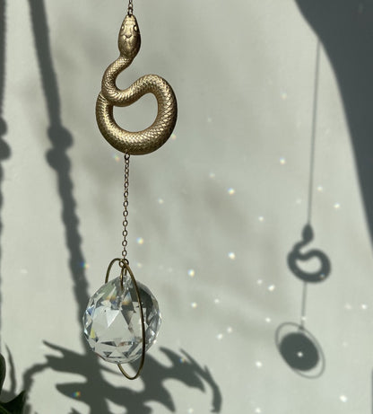Suncatcher Schlange . organisch