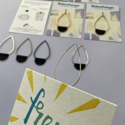 Bildaufhänger zum Postkarten aufhängen Tropfen groß/ Wohndeko / Galerie