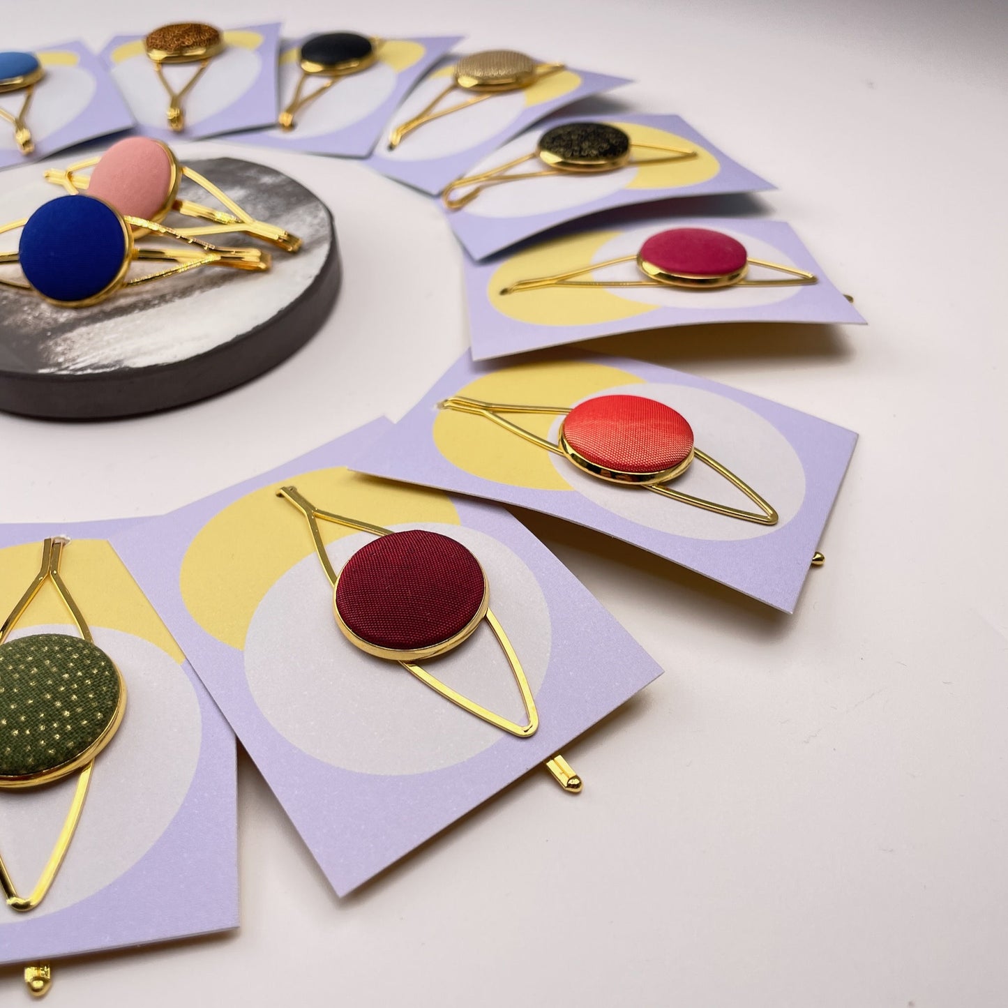 Haarspange *All Eyes In* in hellgrün