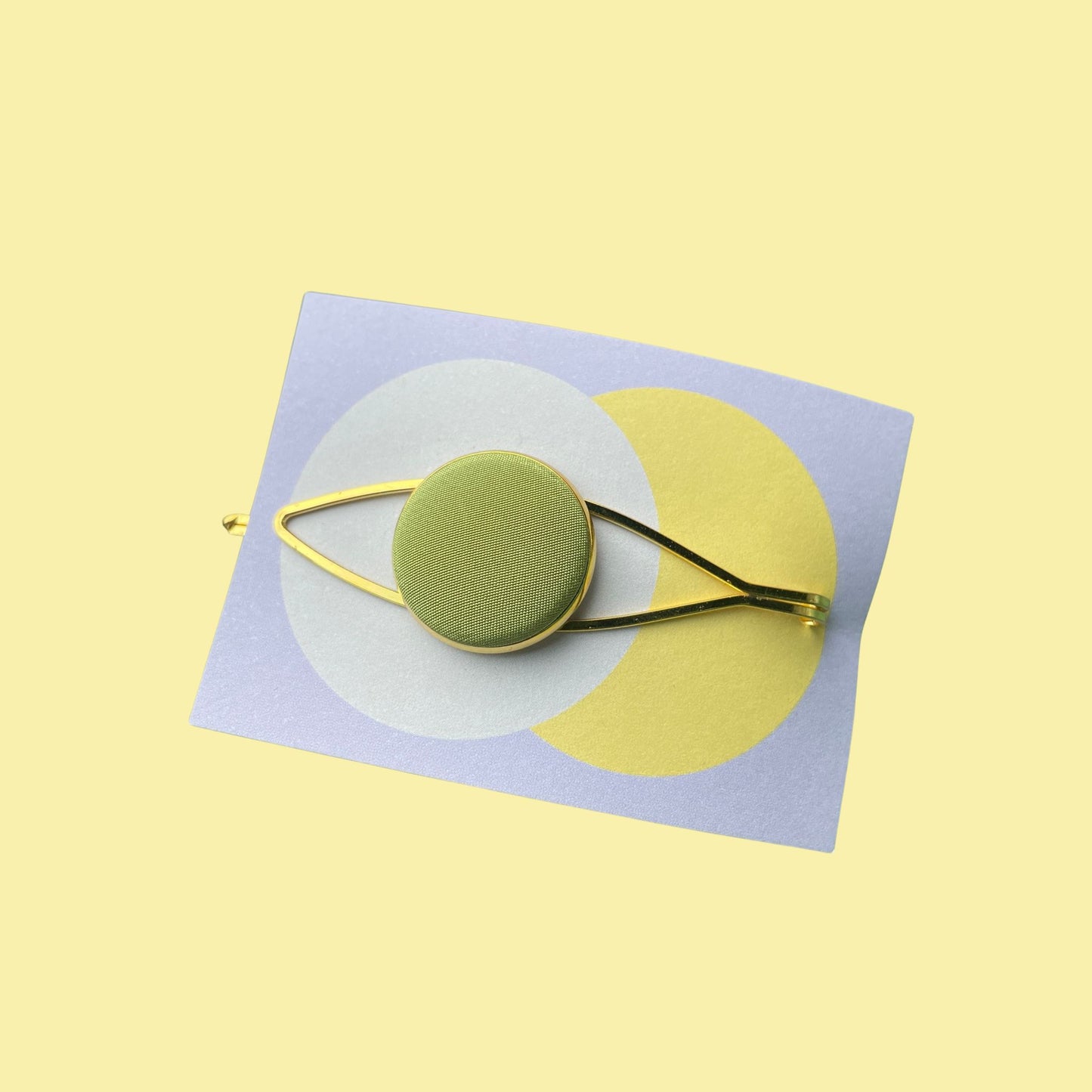 Haarspange *All Eyes In* in hellgrün