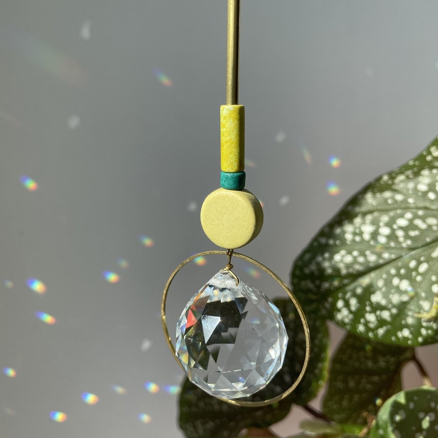 Suncatcher Disc green green