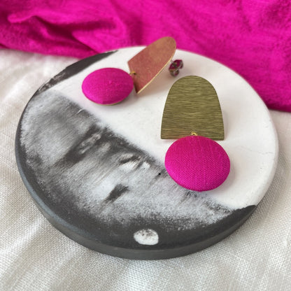 Ohrstecker Monta. Pralles Pink