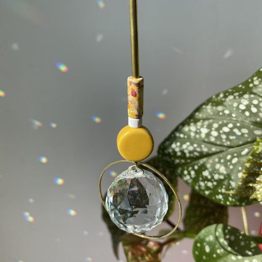 Suncatcher Disc gelb gelb