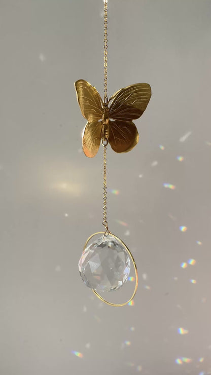 Suncatcher Schmetterling / Lichtfänger / Fensterkristall  / Prisma