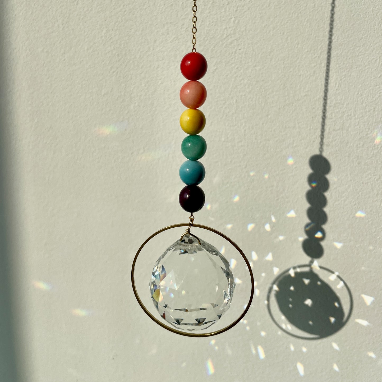 Suncatcher Tagua Regenbogen Lichtfänger / Fensterkristall  / Prisma