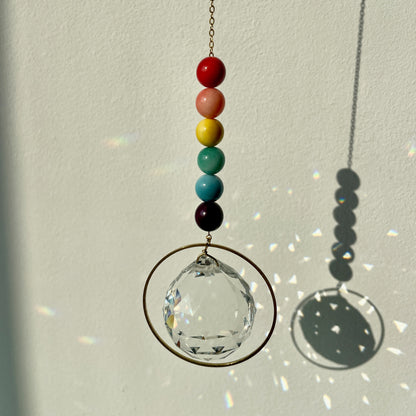 Suncatcher Tagua Regenbogen Lichtfänger / Fensterkristall  / Prisma
